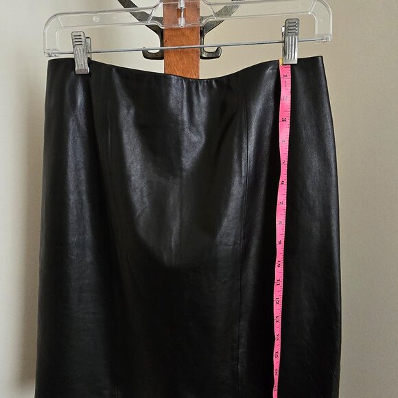 Talbots petite leather skirt - Picture 3 of 6